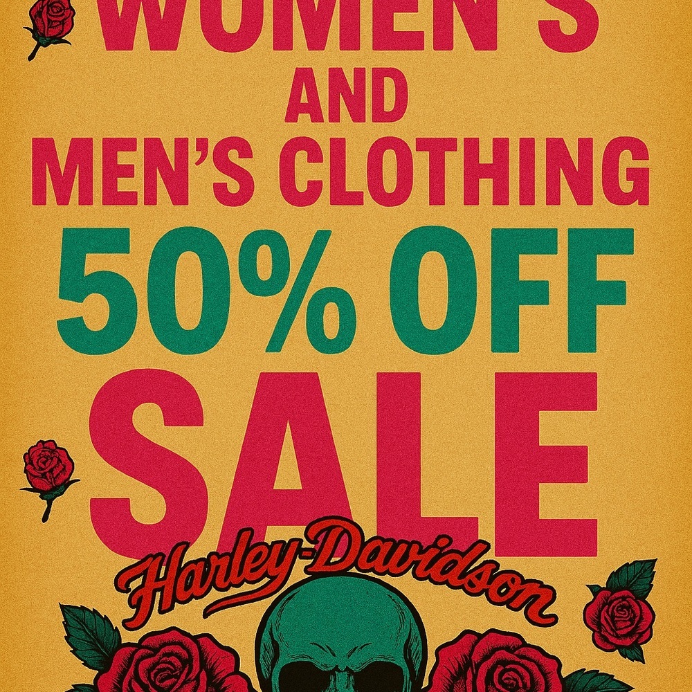 Harley-Davidson shirt sale